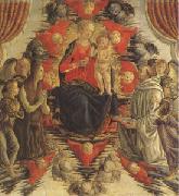 Francesco Botticini The Virgin and Child in Glory with (mk05) Spain oil painting artist